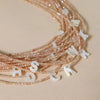 26 Letter Shell Choker Necklaces For Women Shining Crystal Beads Clavicle Chian Female Neck Pendant Necklace Jewelry