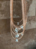 26 Letter Shell Choker Necklaces For Women Shining Crystal Beads Clavicle Chian Female Neck Pendant Necklace Jewelry