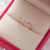 Crystal Zircon Rings Sweet Flower Leaf Butterfly Adjustable Open Rings Female Wedding Engagement Jewelry Gift