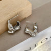 New Trend Unique Design Elegant Exquisite Retro Wrapping C Shape Stud Earrings Women Jewelry Party Gift Wholesale