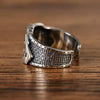 Vintage Lucky Poker Opening Rings For Women Men Playing Card Finger Stainless Steel Ring  Party Jewelry