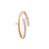 New Minimalist Thin Rings For Women Wedding Brilliant Cubic Zircon High Quality Versatile Female Finger Ring Jewelry