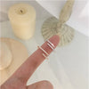 New Minimalist Thin Rings For Women Wedding Brilliant Cubic Zircon High Quality Versatile Female Finger Ring Jewelry