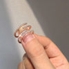 New Minimalist Thin Rings For Women Wedding Brilliant Cubic Zircon High Quality Versatile Female Finger Ring Jewelry