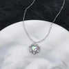 New Moonstone Neon Love Necklaces Women Light Luxury Senior Design Sense Temperament Simple Necklace Party Jewelry Gift