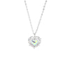 New Moonstone Neon Love Necklaces Women Light Luxury Senior Design Sense Temperament Simple Necklace Party Jewelry Gift