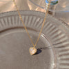 Shiny Butterfly Necklace Ladies Exquisite Double Layer Clavicle Chain Necklace Jewelry for Ladies Gift