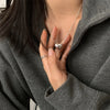 Simple Hollow Love Heart Pendant Necklace for Women  Creative Geometric Clavicle Chain Necklaces Party Jewelry Gift