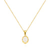 Style Initial Enamel A-Z Letter Golden Drip Oil Technology Necklace For Women Exquisite Pendant Banquet  Jewelry Gift