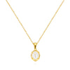 Style Initial Enamel A-Z Letter Golden Drip Oil Technology Necklace For Women Exquisite Pendant Banquet  Jewelry Gift