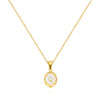 Style Initial Enamel A-Z Letter Golden Drip Oil Technology Necklace For Women Exquisite Pendant Banquet  Jewelry Gift