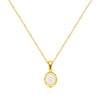 Style Initial Enamel A-Z Letter Golden Drip Oil Technology Necklace For Women Exquisite Pendant Banquet  Jewelry Gift