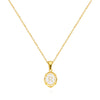 Style Initial Enamel A-Z Letter Golden Drip Oil Technology Necklace For Women Exquisite Pendant Banquet  Jewelry Gift