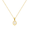 Style Initial Enamel A-Z Letter Golden Drip Oil Technology Necklace For Women Exquisite Pendant Banquet  Jewelry Gift