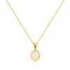Style Initial Enamel A-Z Letter Golden Drip Oil Technology Necklace For Women Exquisite Pendant Banquet  Jewelry Gift