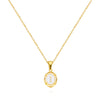 Style Initial Enamel A-Z Letter Golden Drip Oil Technology Necklace For Women Exquisite Pendant Banquet  Jewelry Gift