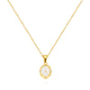 Style Initial Enamel A-Z Letter Golden Drip Oil Technology Necklace For Women Exquisite Pendant Banquet  Jewelry Gift