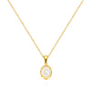 Style Initial Enamel A-Z Letter Golden Drip Oil Technology Necklace For Women Exquisite Pendant Banquet  Jewelry Gift