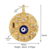 Style Star Moon  Colourful Amulet Turkish Lucky Evil Eye Charm Pendant,Inlaid Zircon Jewelry Necklace Bracelet Accessories