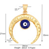 Style Star Moon  Colourful Amulet Turkish Lucky Evil Eye Charm Pendant,Inlaid Zircon Jewelry Necklace Bracelet Accessories