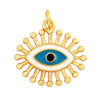 Style Star Moon  Colourful Amulet Turkish Lucky Evil Eye Charm Pendant,Inlaid Zircon Jewelry Necklace Bracelet Accessories