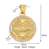 Style Star Moon  Colourful Amulet Turkish Lucky Evil Eye Charm Pendant,Inlaid Zircon Jewelry Necklace Bracelet Accessories