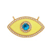 Style Star Moon  Colourful Amulet Turkish Lucky Evil Eye Charm Pendant,Inlaid Zircon Jewelry Necklace Bracelet Accessories