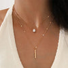 Wine Red Cherry Gold Colour Pendant Necklace For Women Personality  Necklace Wedding Jewelry Birthday Gifts