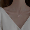 Wine Red Cherry Gold Colour Pendant Necklace For Women Personality  Necklace Wedding Jewelry Birthday Gifts