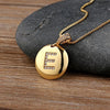 Nidin   Women Girls Initial Letter Necklace 26 A-Z Charm Neck Pendants Copper CZ Jewelry Personal Gifts