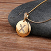 Nidin   Women Girls Initial Letter Necklace 26 A-Z Charm Neck Pendants Copper CZ Jewelry Personal Gifts
