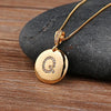 Nidin   Women Girls Initial Letter Necklace 26 A-Z Charm Neck Pendants Copper CZ Jewelry Personal Gifts