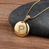 Nidin   Women Girls Initial Letter Necklace 26 A-Z Charm Neck Pendants Copper CZ Jewelry Personal Gifts