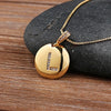 Nidin   Women Girls Initial Letter Necklace 26 A-Z Charm Neck Pendants Copper CZ Jewelry Personal Gifts