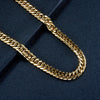 OMKAIMING Titanium Steel Miami Cuban Necklace Design Women Men Gold/Silver Classical Cuban Link Choker Chain Hip Hop Jewelry