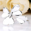 Original Moving Clover Flower Lucky In Love Rings For Women 925 Sterling Silver Ring Wedding Party Gift Europe Jewelry