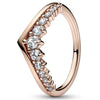 Original Rose Gold Sparkling Herbarium Cluster Timeless Wish Half Ring Fit 925 Sterling Silver Ring Europe Gift Jewelry
