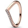 Original Rose Gold Sparkling Herbarium Cluster Timeless Wish Half Ring Fit 925 Sterling Silver Ring Europe Gift Jewelry