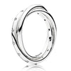 Original Swirling Symmetry Timeless Elegance Delicate Hearts Ring For Women 925 Sterling Silver Ring Europe Gift Jewelry