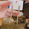Pearl Crystal Butterfly Tassel French Design Super Fairy Earrings For Women Korean Earring Birthday Party Jewelry Gifts