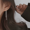 Pearl Crystal Butterfly Tassel French Design Super Fairy Earrings For Women Korean Earring Birthday Party Jewelry Gifts
