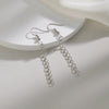 Pearl Crystal Butterfly Tassel French Design Super Fairy Earrings For Women Korean Earring Birthday Party Jewelry Gifts