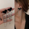 Pearl Crystal Butterfly Tassel French Design Super Fairy Earrings For Women Korean Earring Birthday Party Jewelry Gifts