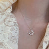 Popular Sparkling Necklace For Women Clavicle Chain Choker Silver Color  Jewelry Wedding Party Birthday Gift