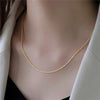 Popular Sparkling Necklace For Women Clavicle Chain Choker Silver Color  Jewelry Wedding Party Birthday Gift