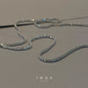 Popular Sparkling Necklace For Women Clavicle Chain Choker Silver Color  Jewelry Wedding Party Birthday Gift