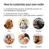 Projection Bracelets Personalized Photo Pendants Custom Pet Photo Adjustable Bracelets Jewelry for Kids Men Gift Valentine's Day