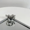 Punk Irregular Thorns Couple Heart Rings Retro Hip-Hop Personality Adjustable Finger Ring for Men Women Lovers Jewelry Gift