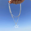 Punk Multilayered Star Necklace Snake for Women Vintage  Bohemian Chain Pendant Choker Jewelry Wedding Gifts INS Trendy