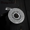Punk Runes Vintage Jewelry Runic Vegvisir Compass Pendant Viking Necklace Men Women Norse Amulet Talisman Jewerly Party Gift